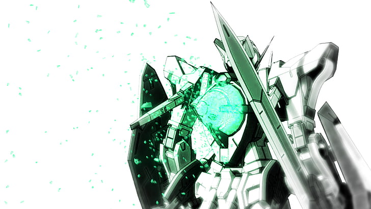 Anime, Gundam, GN-001 Gundam Exia, HD wallpaper