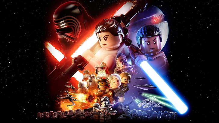 LEGO, Star Wars, Star Wars: The Force Awakens, LEGO Star Wars The Force Awakens, HD wallpaper