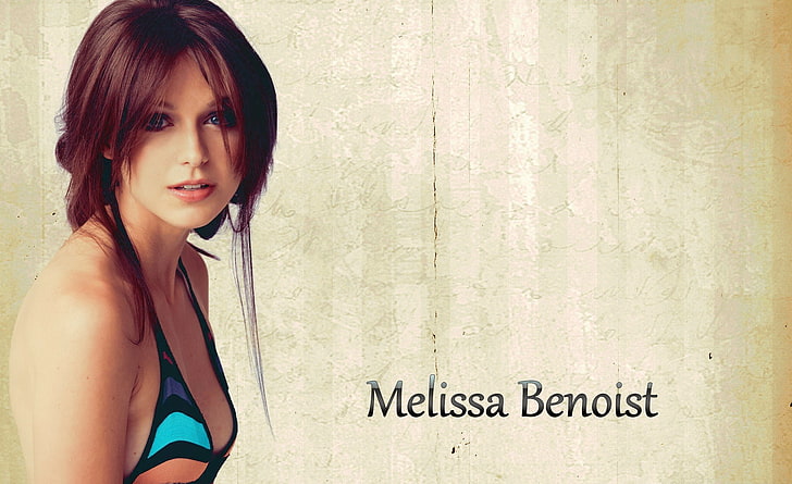 Melissa Benoist, Melissa Benoist with text overlay, Girls, one person