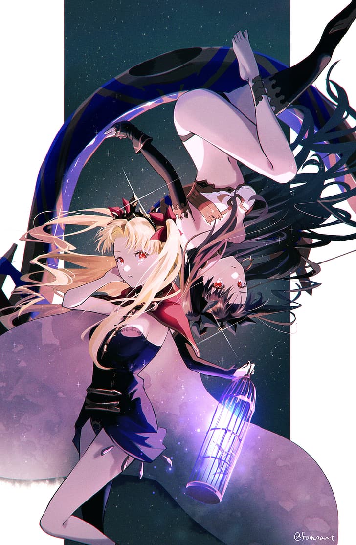 anime, anime girls, Fate series, Fate/Grand Order, Ereshkigal (Fate/Grand Order), HD wallpaper