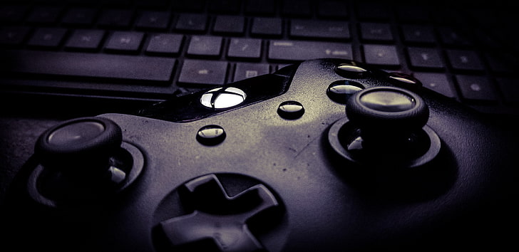 video games, keyboards, Xbox One, controllers, technology, computer keyboard, HD wallpaper
