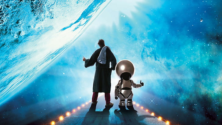 The Hitchhiker's Guide to the Galaxy Robot HD, movies, HD wallpaper