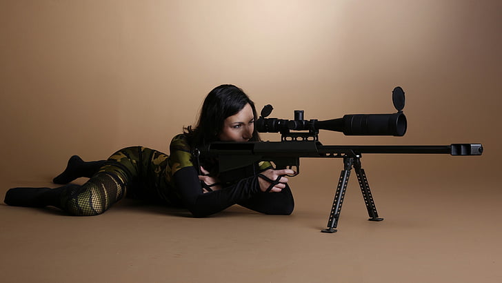 military, assault rifle, automatic firearm, man, automatic rifle, HD wallpaper