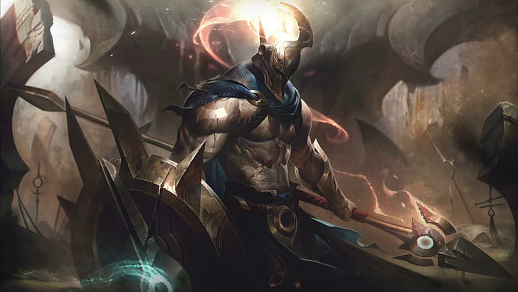 Pantheon (League of Legends), warrior, spear