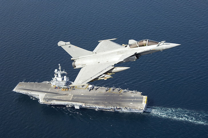 Jet Fighters, Dassault Rafale, transportation, nautical vessel