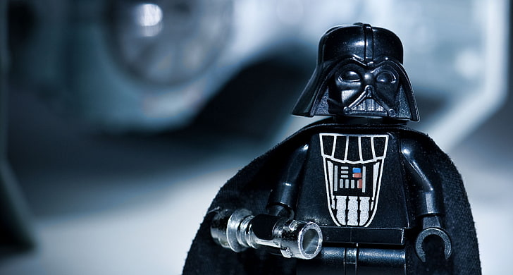 Star Wars Darth Vader Lego figure, no people, close-up, human representation, HD wallpaper