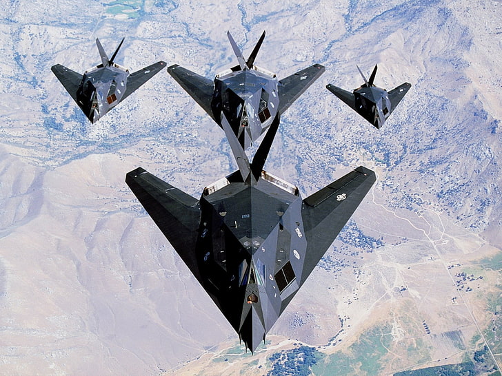 Military Aircrafts, Lockheed F-117 Nighthawk, HD wallpaper