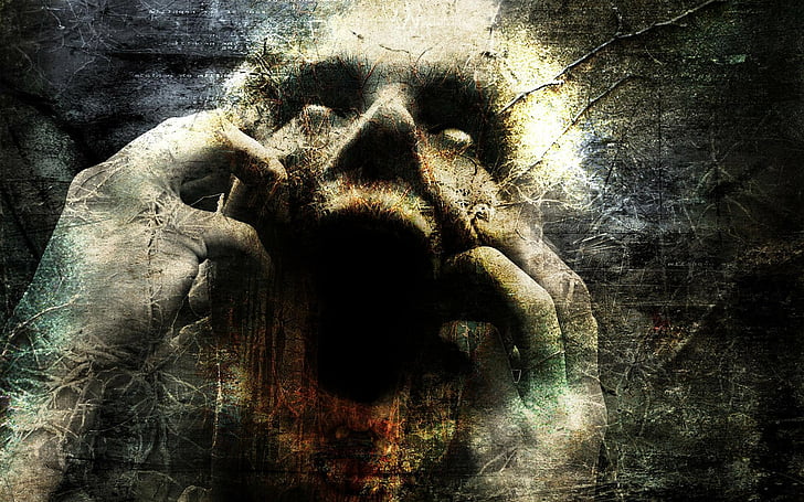 Dark, Creepy, Face, Horror, Scary, HD wallpaper