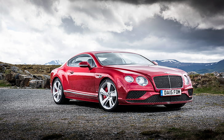 2015 Bentley Continental GT red supercar