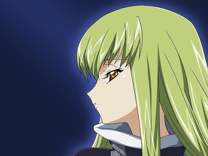 Code Geass, C.C., anime girls, green hair, one person, young adult, HD wallpaper