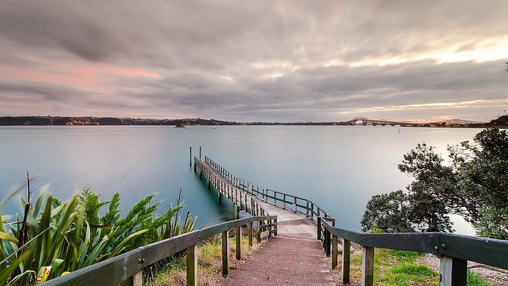 nature, road, Auckland, water, sky, cloud - sky, beauty in nature