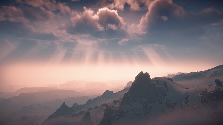 Horizon: Zero Dawn, PlayStation 4, beauty in nature, scenics - nature, HD wallpaper