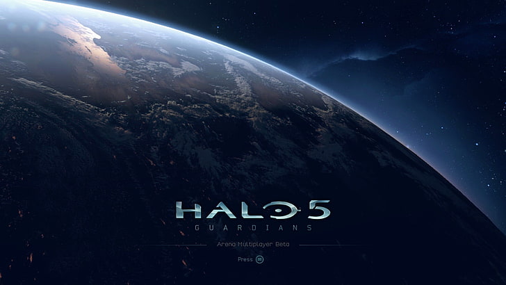 Halo 5 wallpaper, planet earth, sky, space, planet - space, nature, HD wallpaper