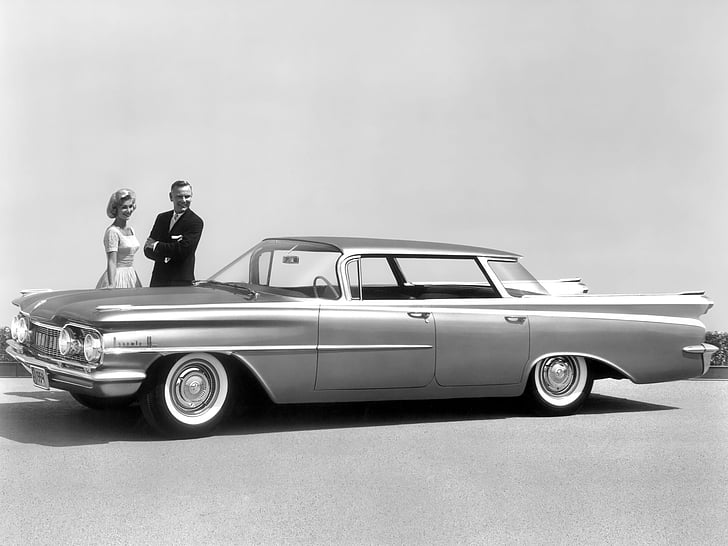 1959, 3239, 8 8, dynamic, holiday, oldsmobile, retro, sedan, HD wallpaper