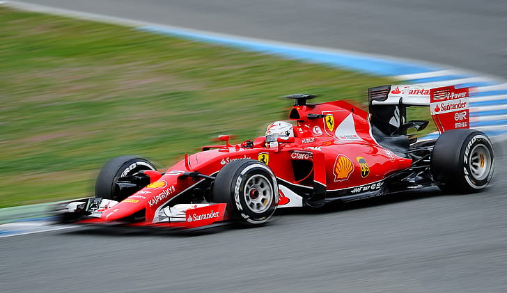 race, the car, Motorsport, Sebastian Vettel, Formula 1, Scuderia Ferrari