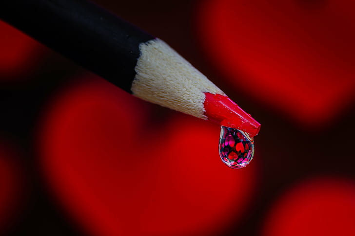 red pencil, HMM, ILCE-7M2, Macro, Mondays, FE, 90mm, F2.8, OSS, HD wallpaper
