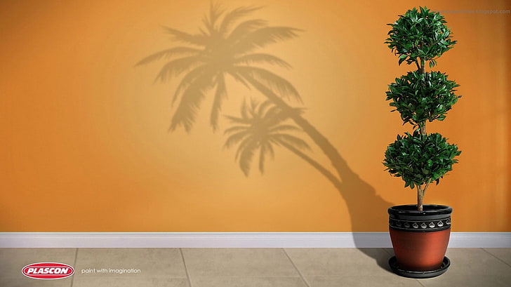 artwork, commercial, plants, potted plant, indoors, no people