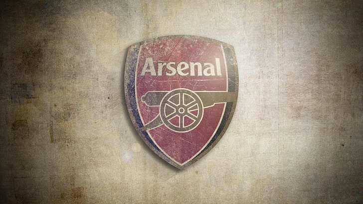 red and black Arsenal logo, Arsenal Fc, sports, communication, HD wallpaper