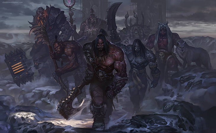 World of Warcraft, fan art, representation, human representation, HD wallpaper
