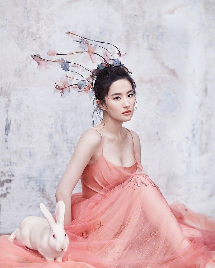 Liu Yifei  For Harpers Bazaar China Photoshoot, beauty, young adult, HD wallpaper