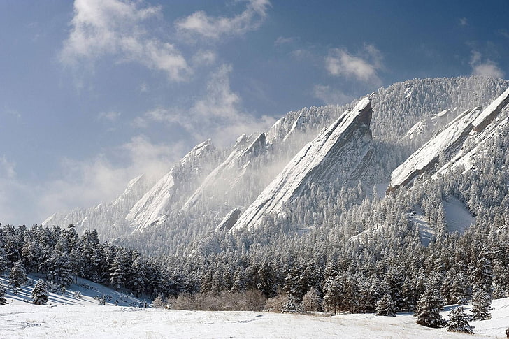 landscape photography of white snow mountain during daytime, nature