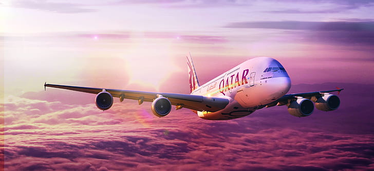 Qatar airways 1080P, 2K, 4K, 5K HD wallpapers free download | Wallpaper  Flare
