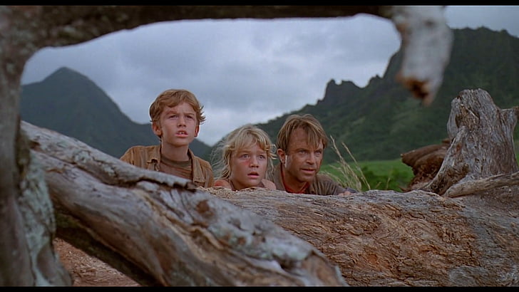 Jurassic Park, Alan Grant, Sam Neill, childhood, offspring, HD wallpaper