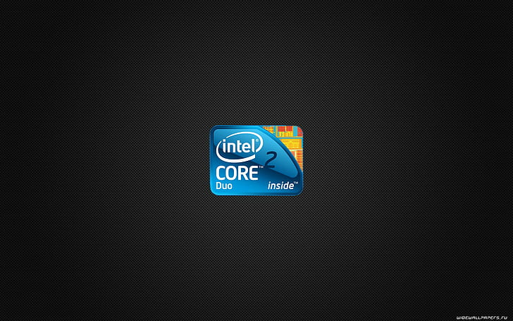 Intel, logo, minimalism, simple, HD wallpaper