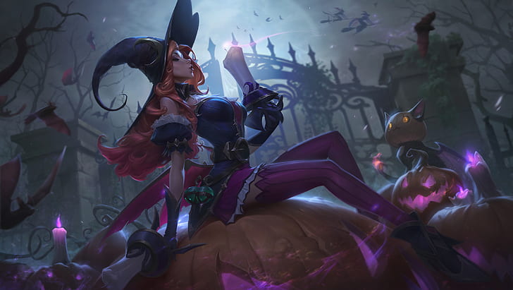 Miss Fortune (League of Legends), witch, HD wallpaper