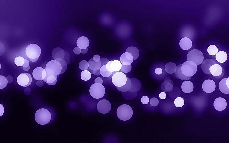 purple lights, abstract, bokeh, digital art, shapes, blurred