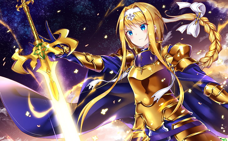 anime, Sword Art Online, Sword Art Online Alicization, Alice (Sword Art Online: Alicization), HD wallpaper