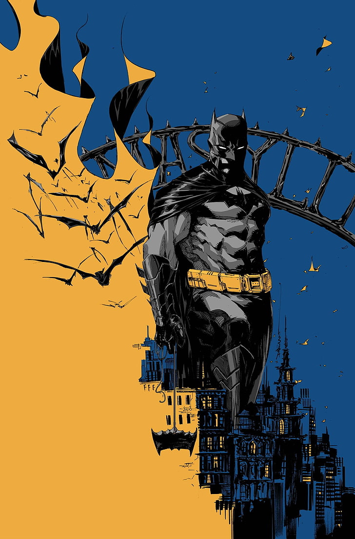 HD wallpaper: Batman illustration, Batman Eternal, vector, evil, halloween  | Wallpaper Flare