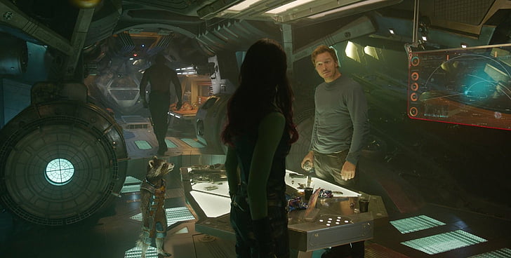 Movie, Guardians of the Galaxy, Chris Pratt, Dave Bautista, HD wallpaper