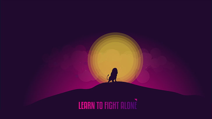 HD wallpaper: Learn to fight alone