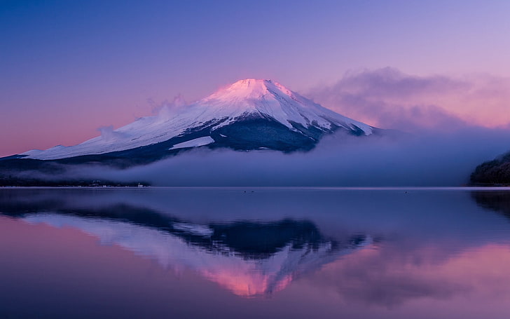 Mount Fuji Honshu Island-HD Scenery Wallpaper, Mount Fuji, mountain