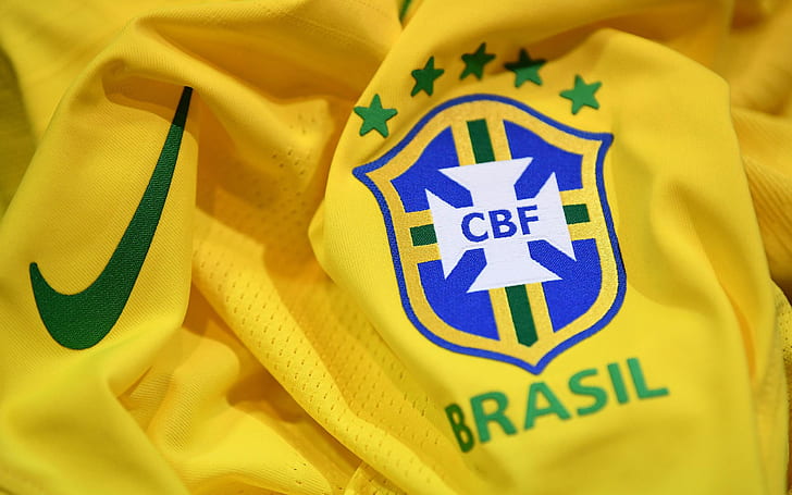 Soccer, Brazil National Football Team, Emblem, Logo, Nike, HD wallpaper
