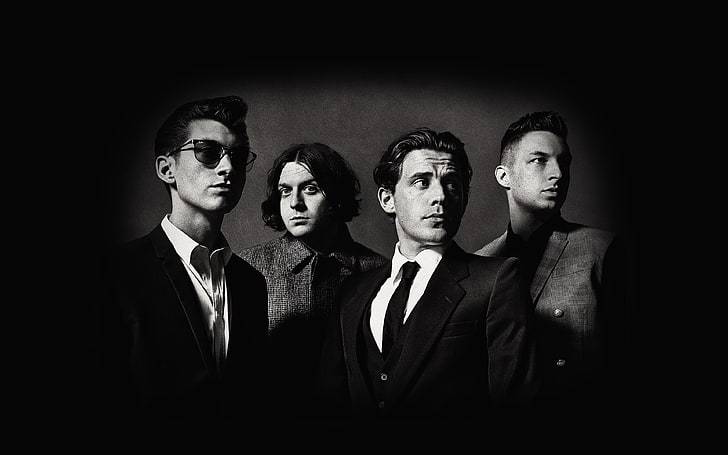 arctic, monkeys, english, indie, rock, band, music, suit, business, HD wallpaper