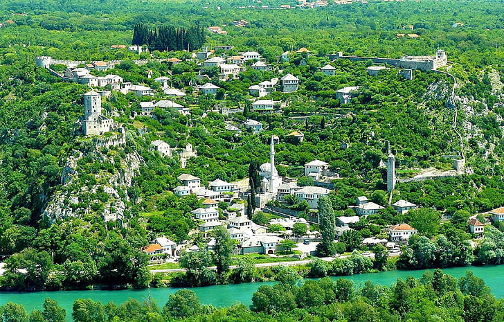 Bosnia, Bosnia And Herzegovina, city, Medieval, Mosque, Mostar