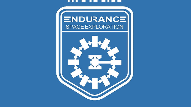 Endurance Space Exploration logo, minimalism, Interstellar (movie)