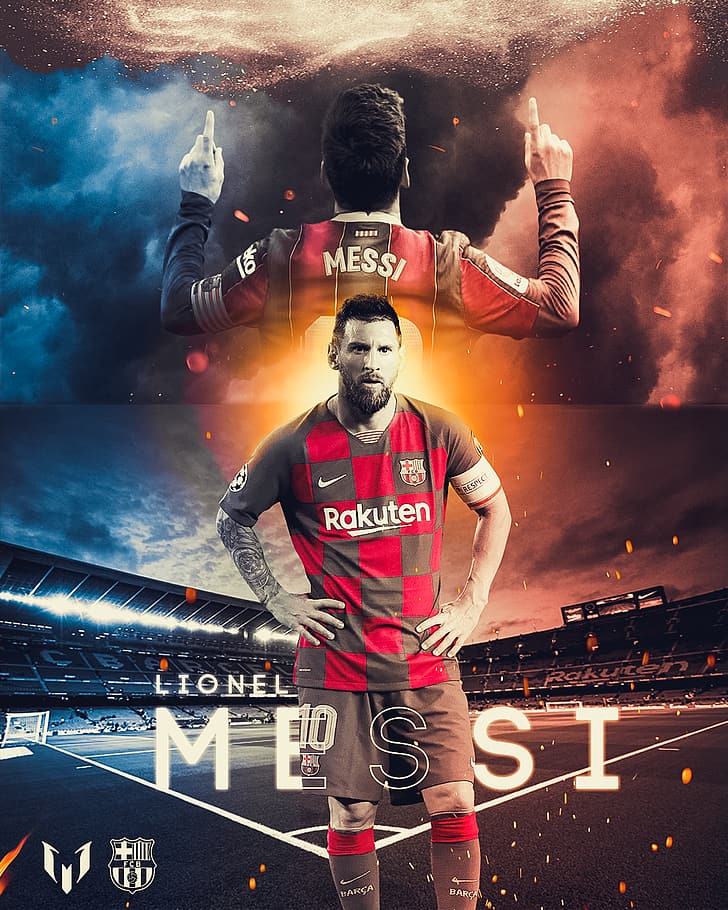 HD wallpaper: Lionel Messi, Barcelona, Barcelona SC, Camp Nou ...