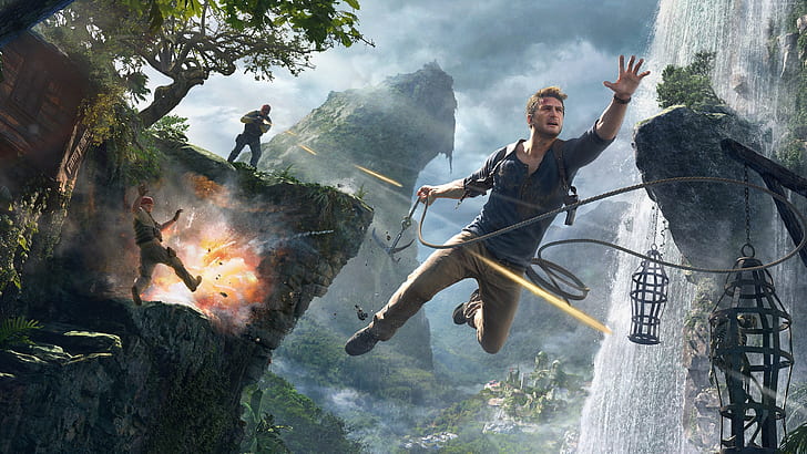 Nathan Drake, Uncharted 4: A Thiefs End, Best Games of 2016, HD wallpaper