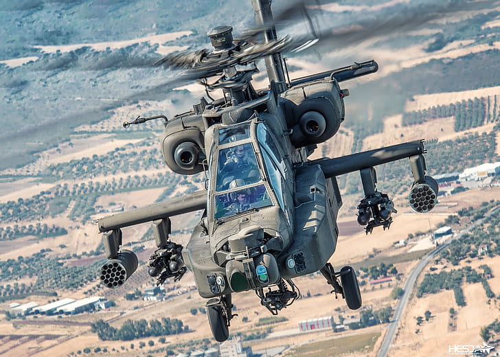 Apache, AH-64 Apache, Pilot, Chassis, Attack helicopter, Cockpit, HD wallpaper