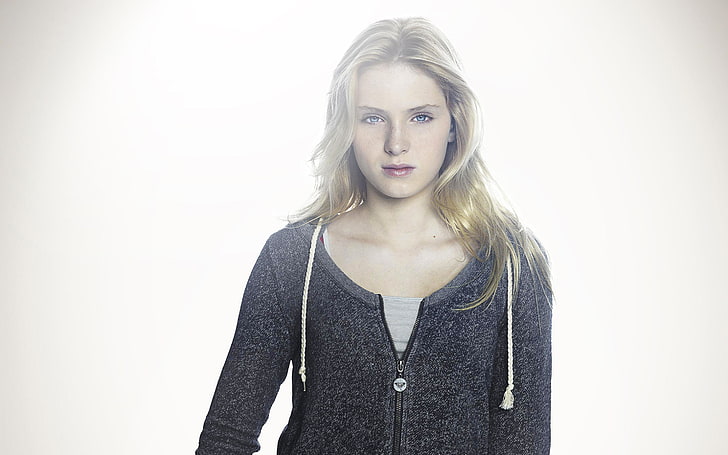 Saxon Sharbino, portrait, looking at camera, blond hair, one person