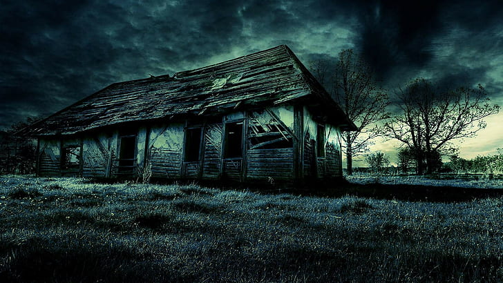 abandoned, spooky, ruin