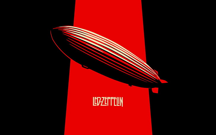 Led Zeppelin Band, Led Zepplin illustration, Music, music band, HD wallpaper