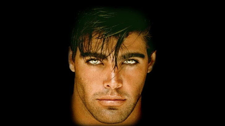 Dark-haired man with mesmerizing blue eyes - wide 3