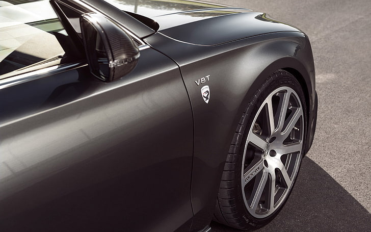 gray 5-spoke car wheel with tire, Audi s8, mode of transportation, HD wallpaper