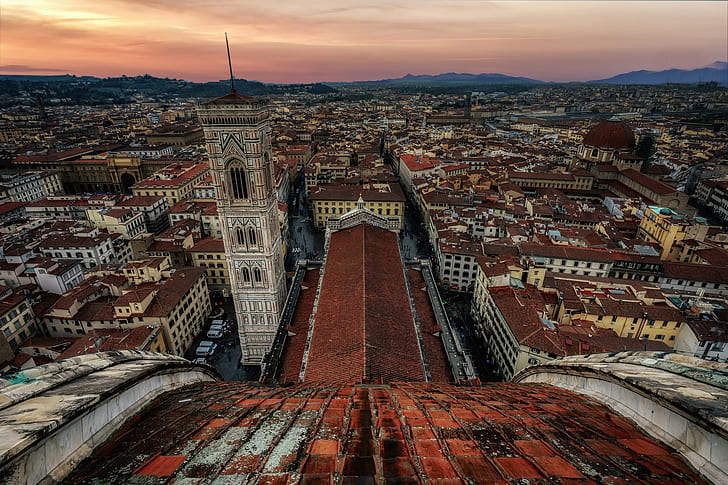 Italy, Florence, cityscape, HD wallpaper