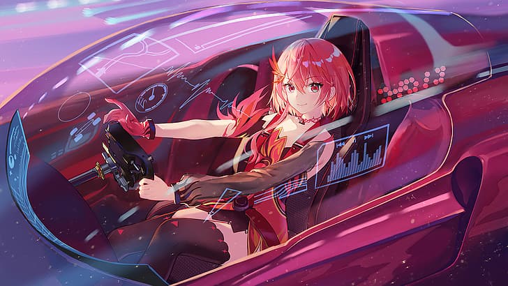 HD wallpaper: racing, anime | Wallpaper Flare