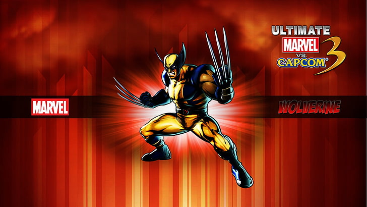 Marvel Wolverine wallpaper, Marvel vs. Capcom 3, sport, full length, HD wallpaper